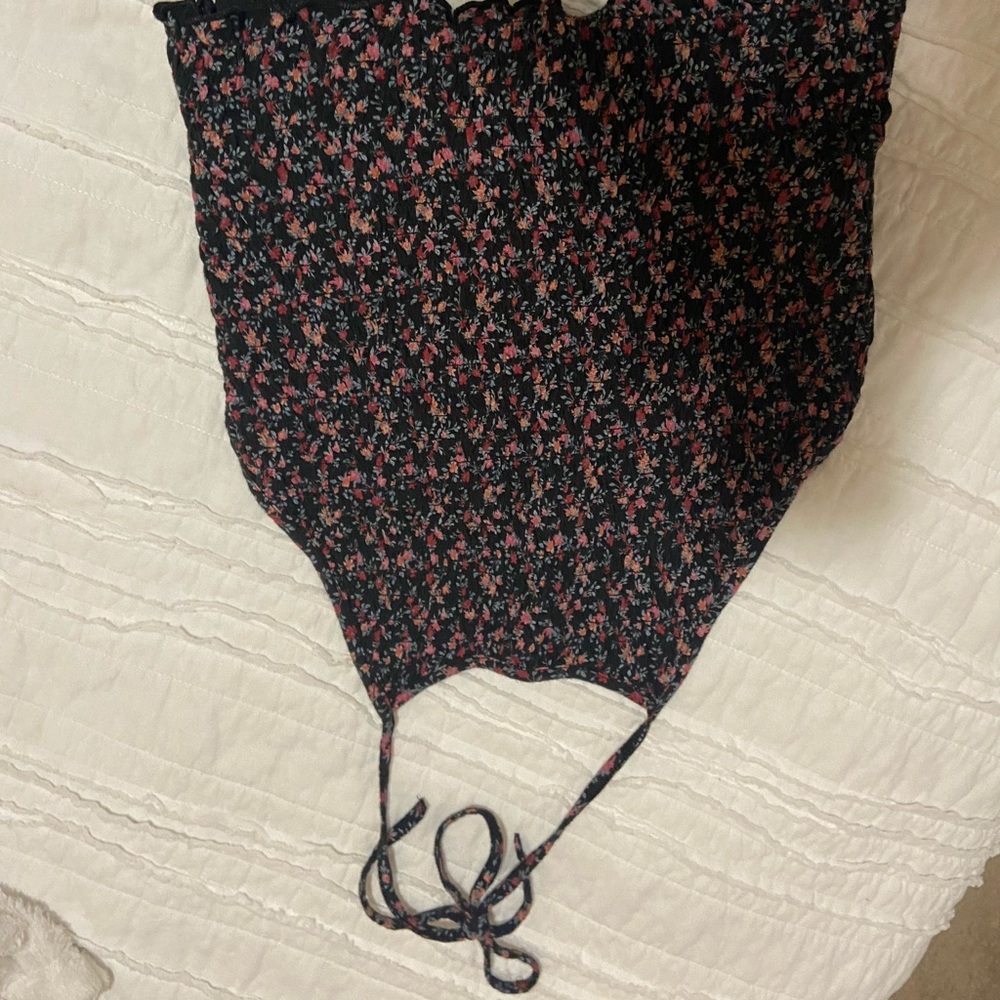 American eagle, open back halter top